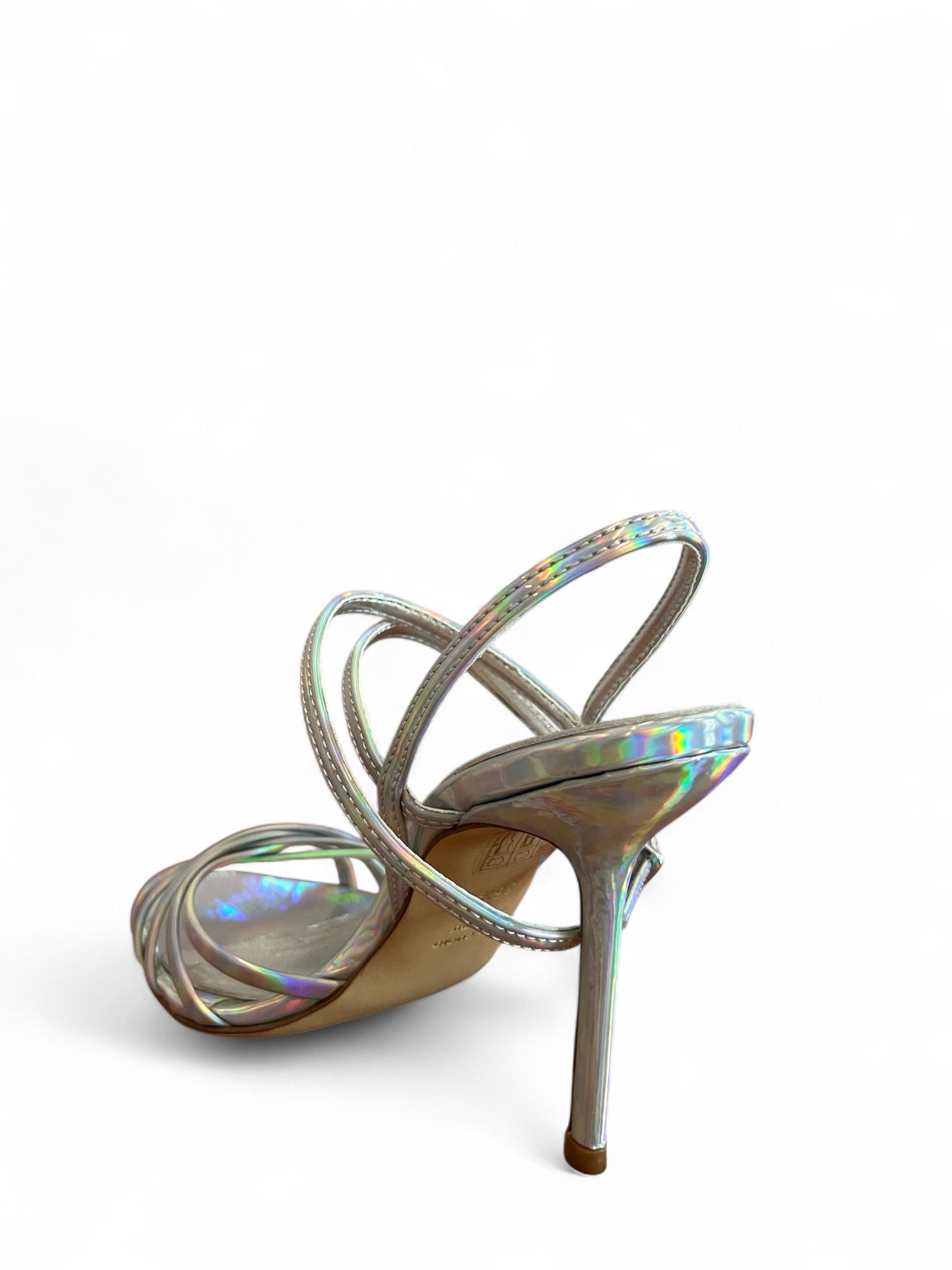 SANDALO CON TACCO Argento Maisonstudio