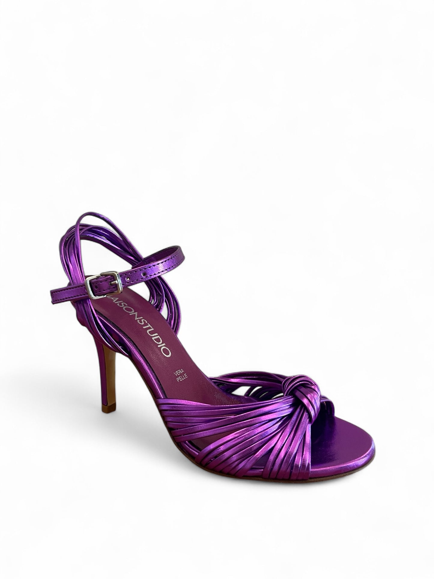 SANDALO CON TACCO Viola Maisonstudio