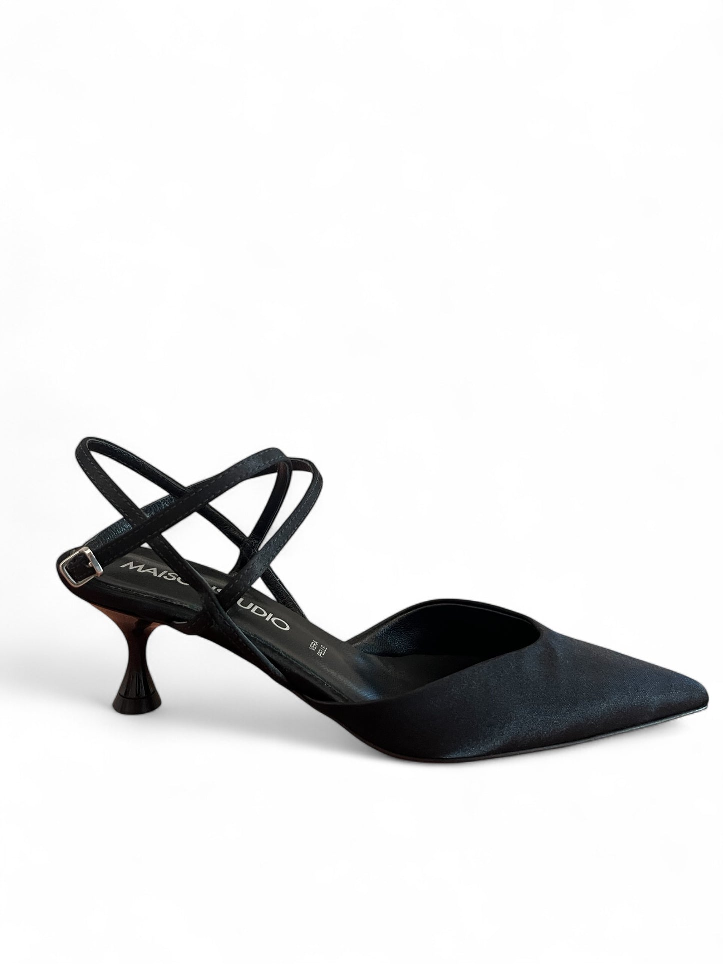 SANDALO CON TACCO Nero Maisonstudio