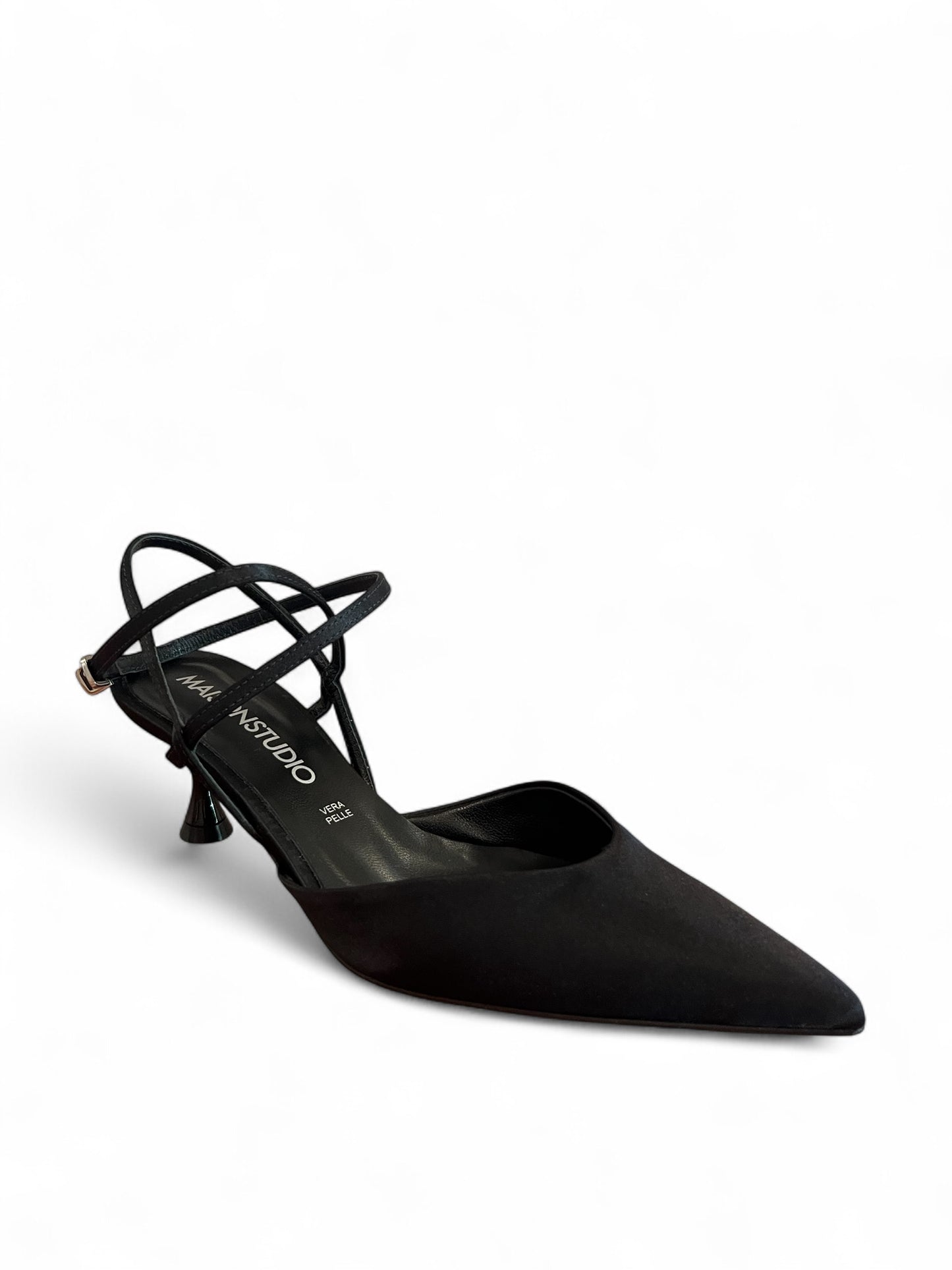 SANDALO CON TACCO Nero Maisonstudio
