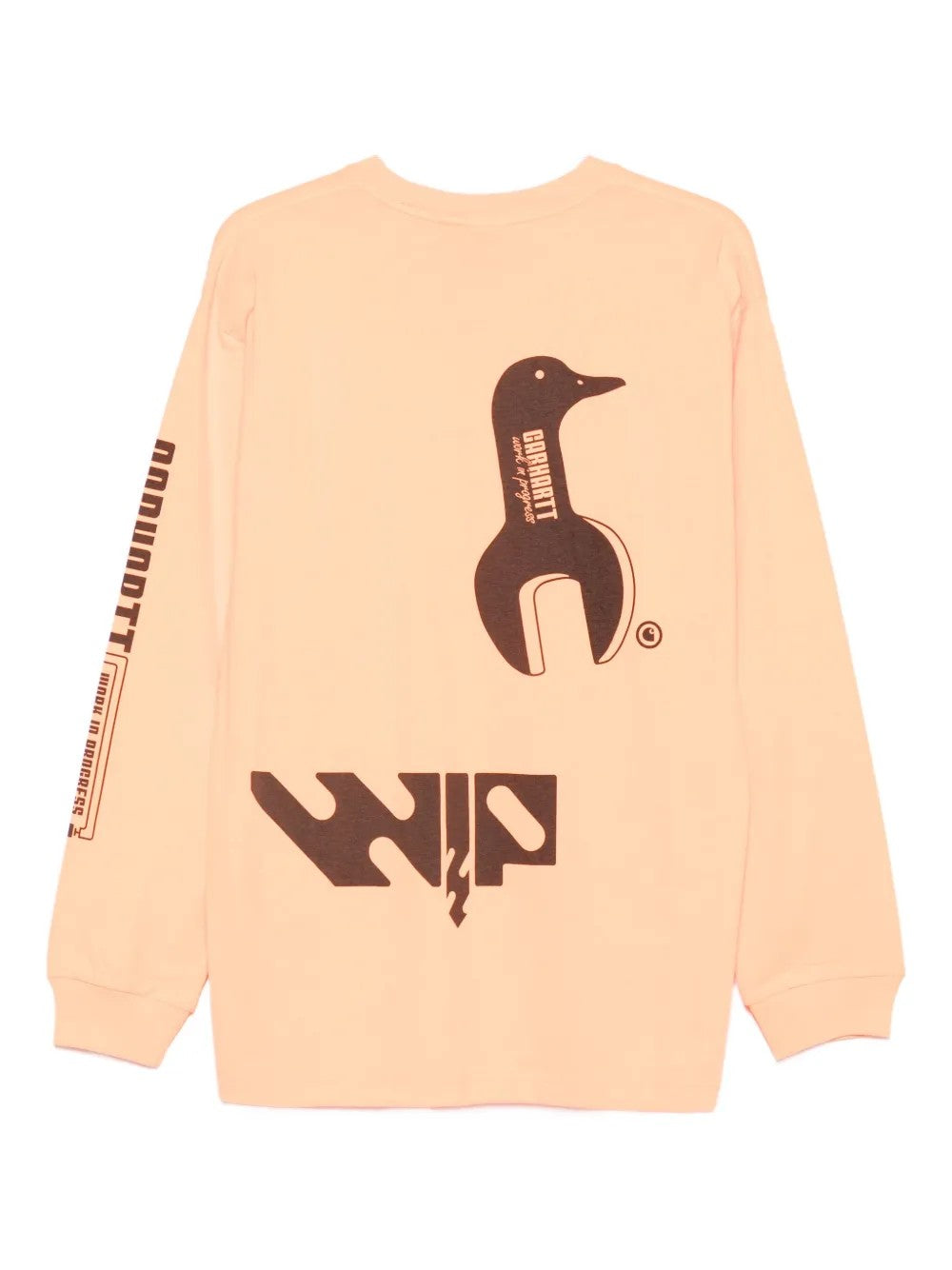 T-SHIRT Arancio/nero Carhartt