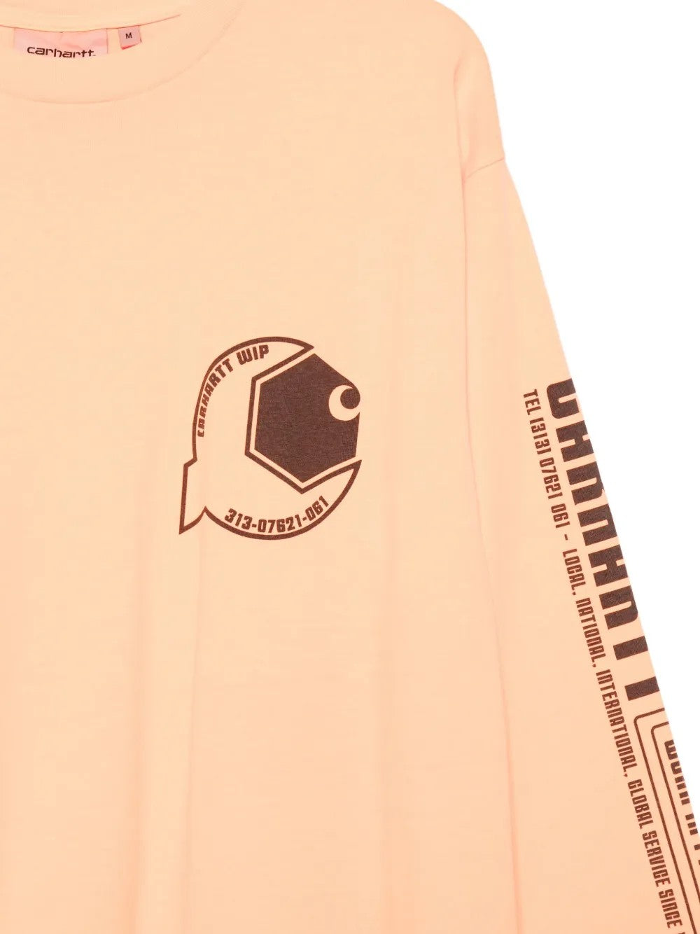 T-SHIRT Arancio/nero Carhartt