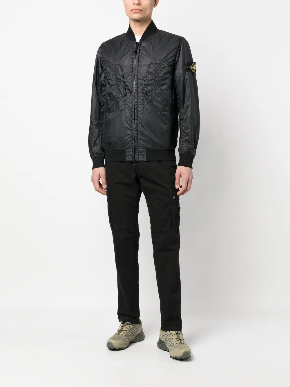 PANTALONE Nero Stone Island
