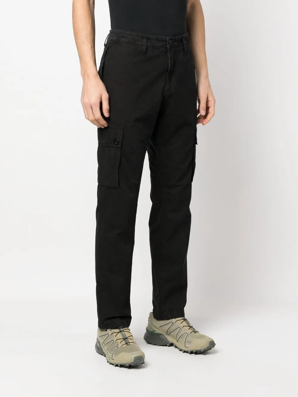 PANTALONE Nero Stone Island