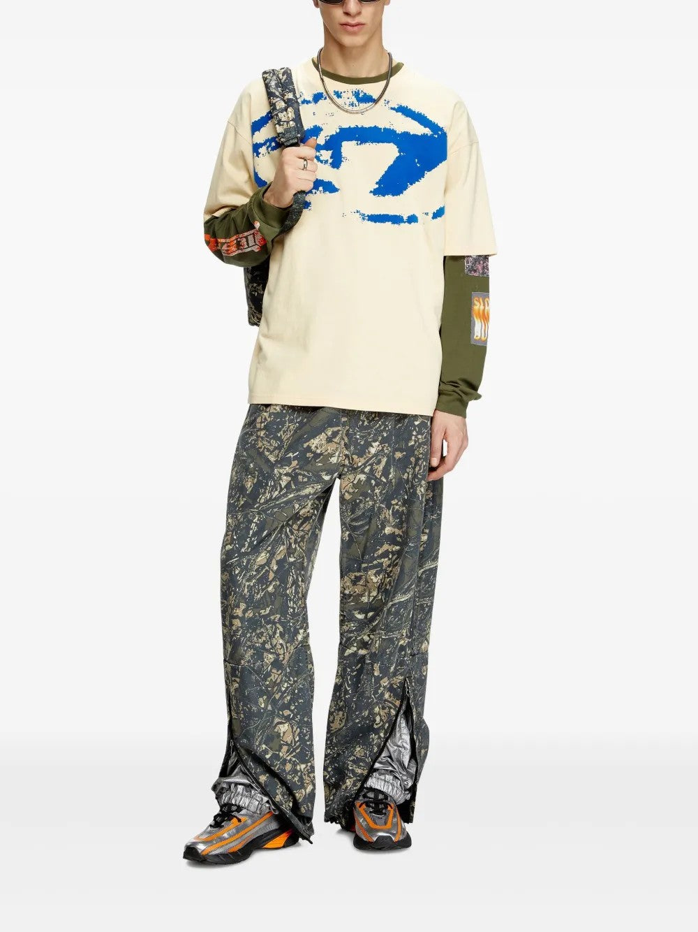 T-SHIRT Giallo Diesel