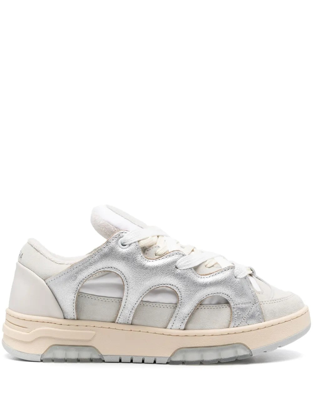 SANTHA - SANTHA 1 LAMINETD SILVER Sneaker