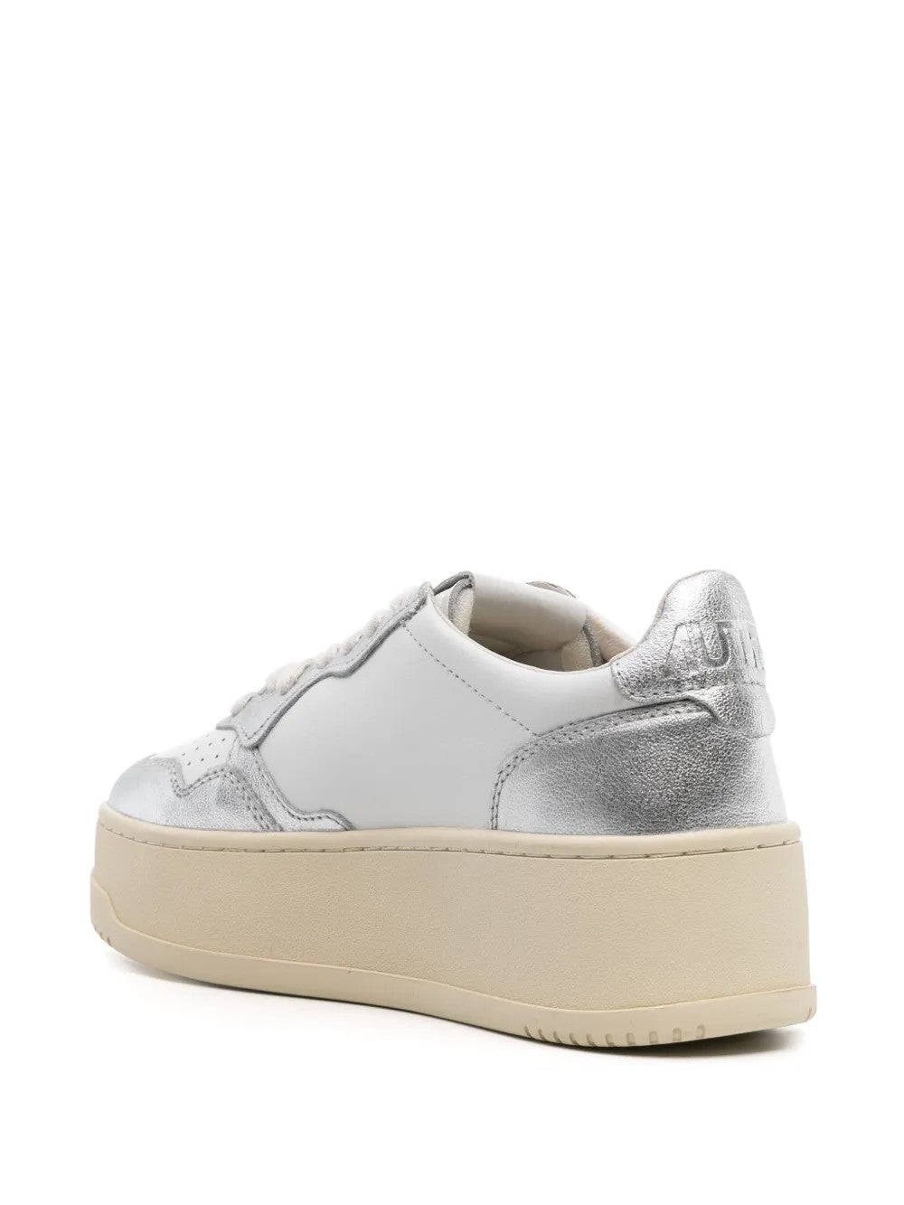 SNEAKER Bianco/argento Autry