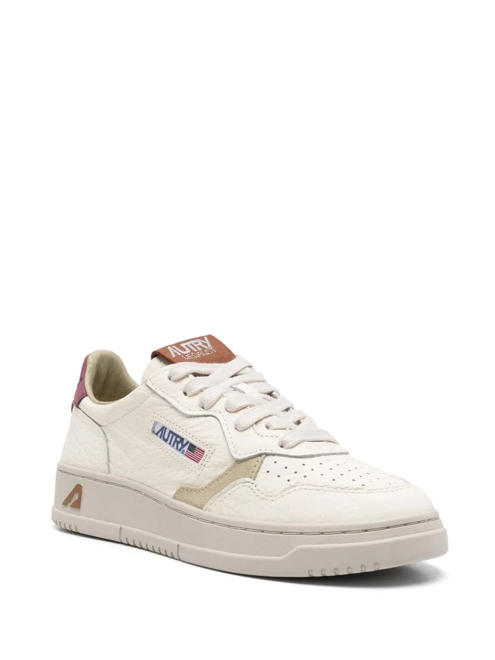 SNEAKER Bianco/bordeaux Autry
