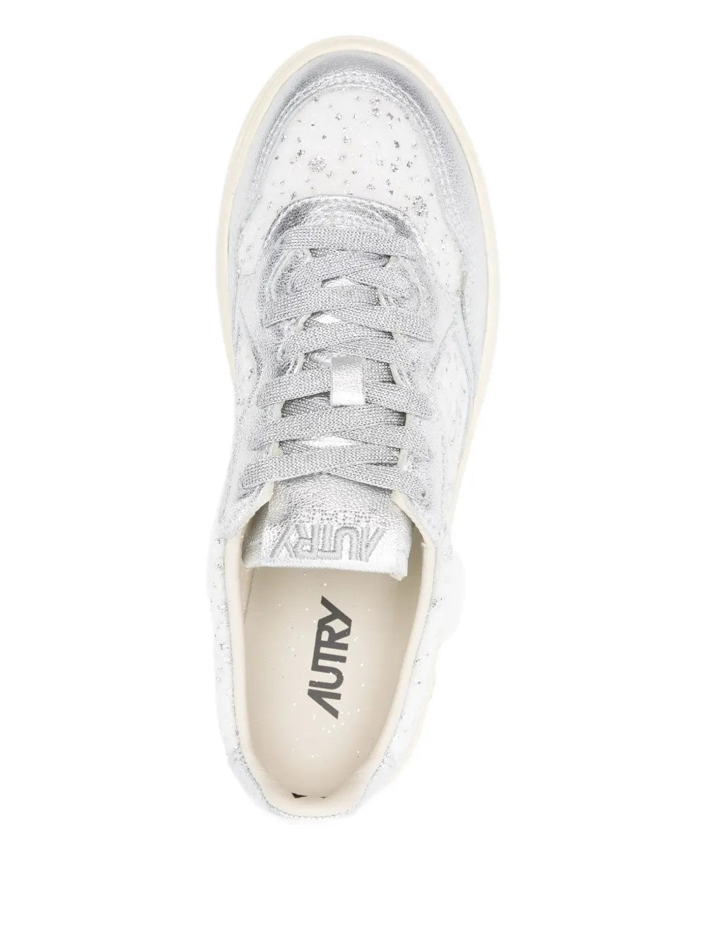 SNEAKER Bianco/argento Autry