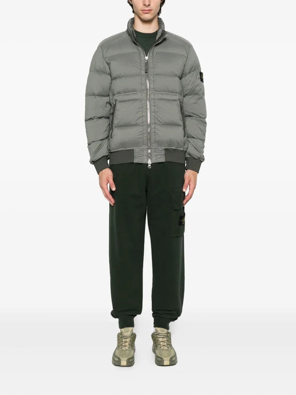 BOMBER Grigio Stone Island