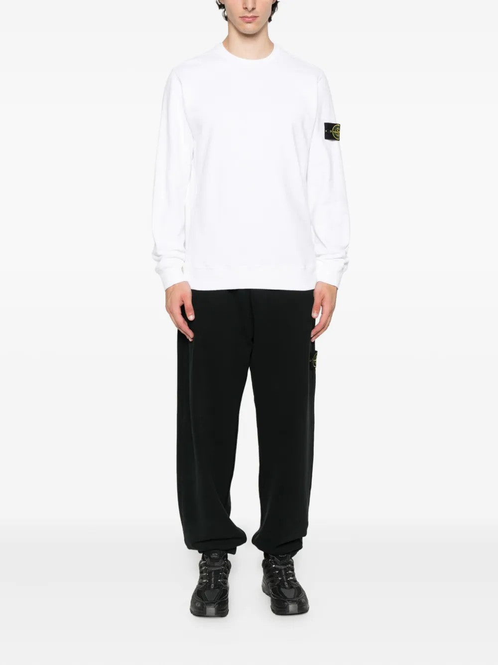 FELPA Bianco Stone Island