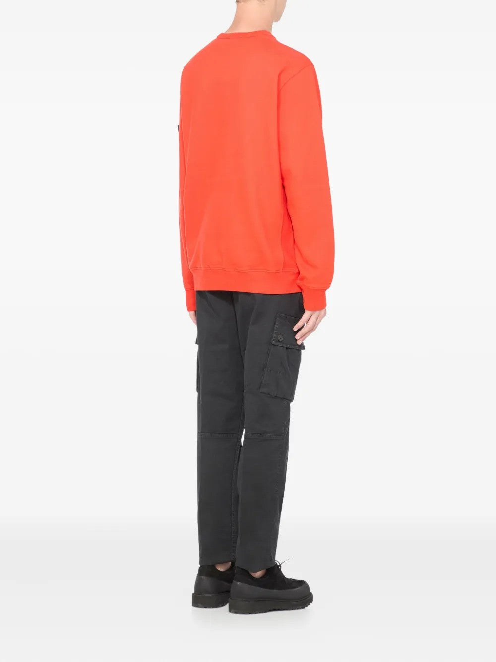 FELPA Arancio Stone Island
