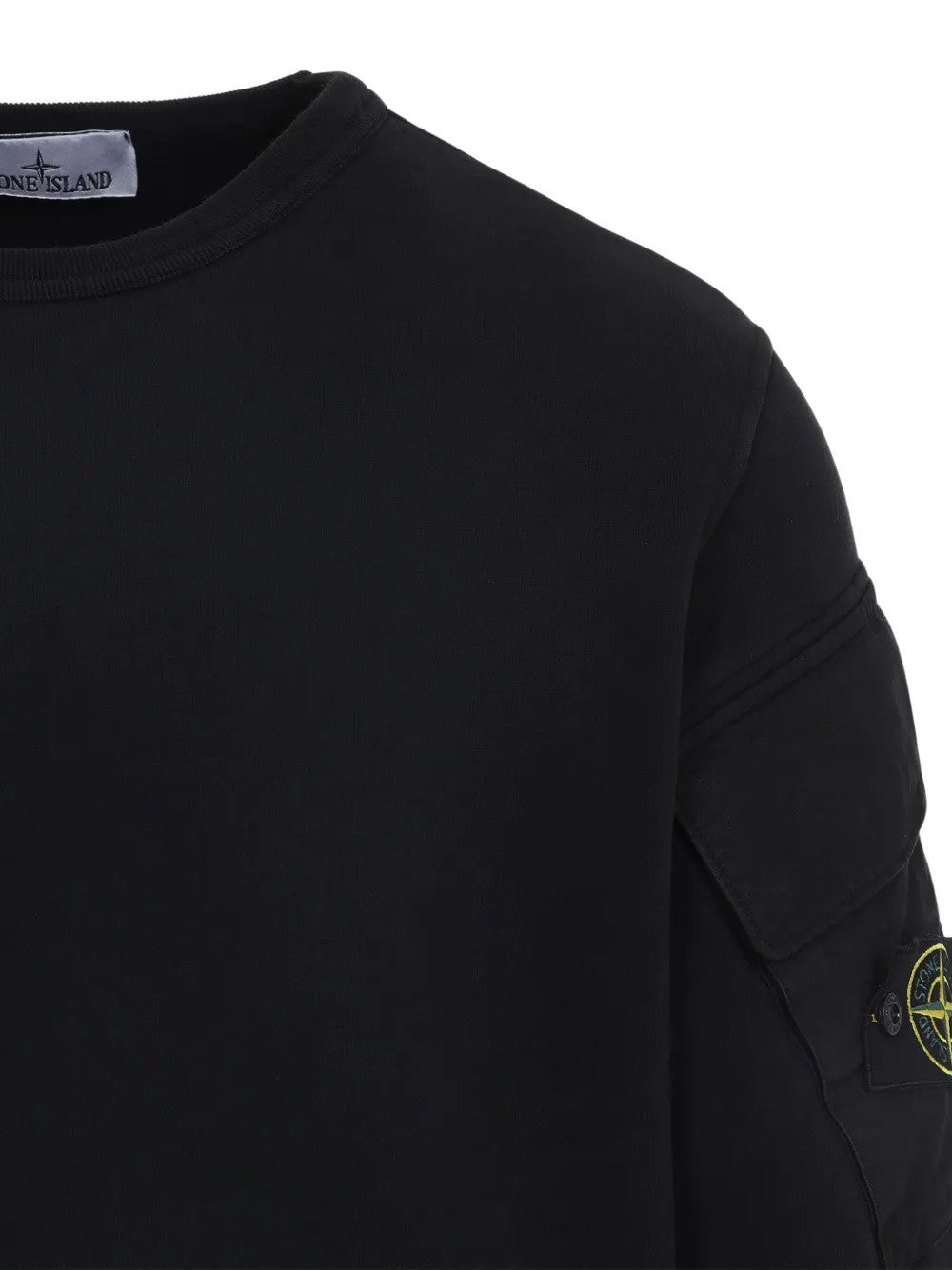 FELPA Nero Stone Island