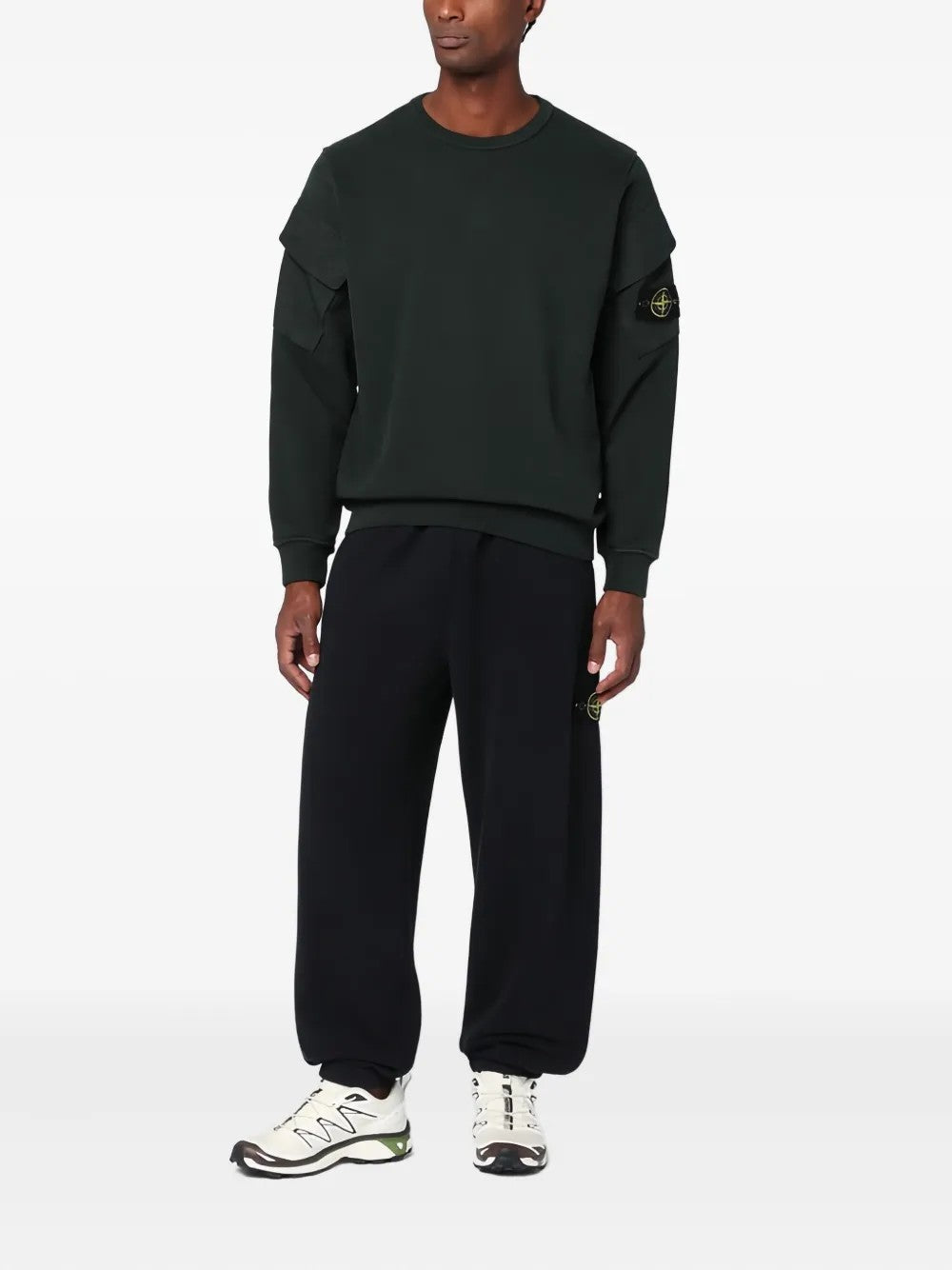 FELPA Verde Stone Island