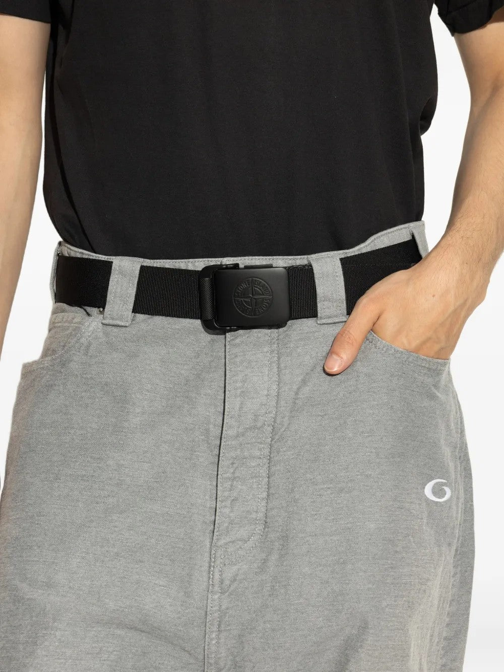 CINTURA Nero Stone Island