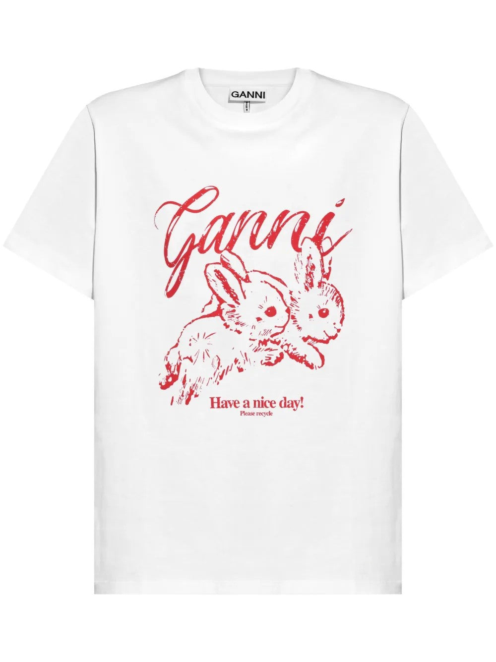T-SHIRT Bianco Ganni