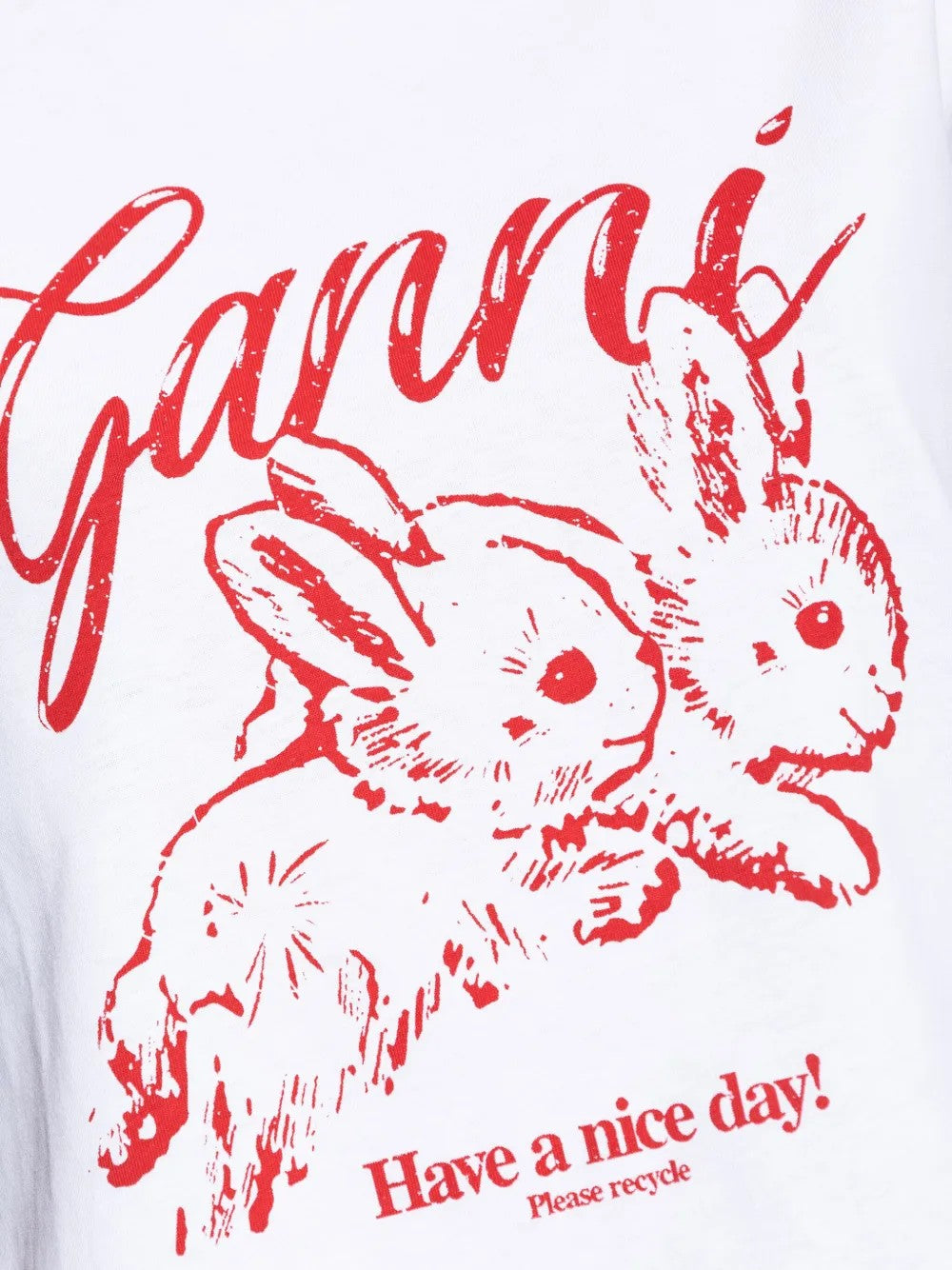 T-SHIRT Bianco Ganni