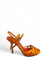 SANDALO CON TACCO Arancio Maisonstudio