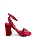 SANDALO CON TACCO Ciliegia Maisonstudio