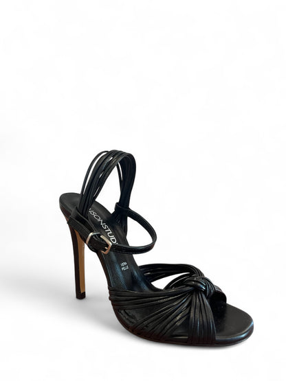 SANDALO CON TACCO Nero Maisonstudio