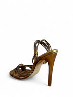 SANDALO CON TACCO Bronzo Maisonstudio
