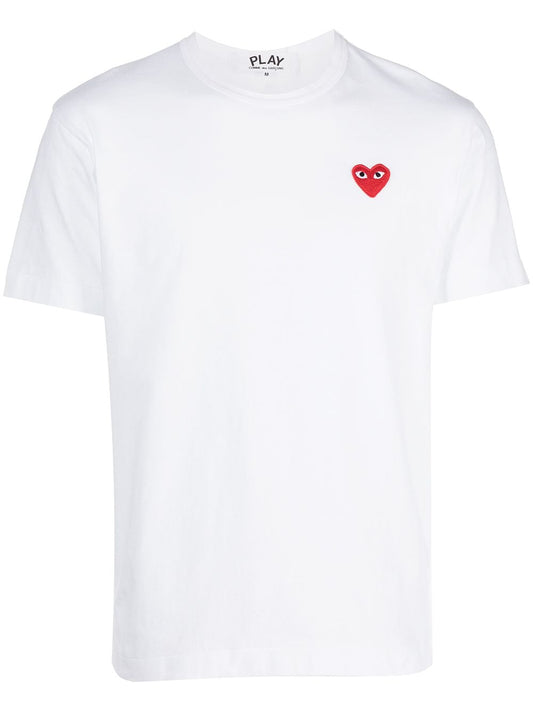 T-SHIRT Bianco Comme Des Garcons Play