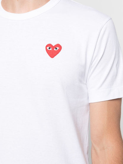 T-SHIRT Bianco Comme Des Garcons Play