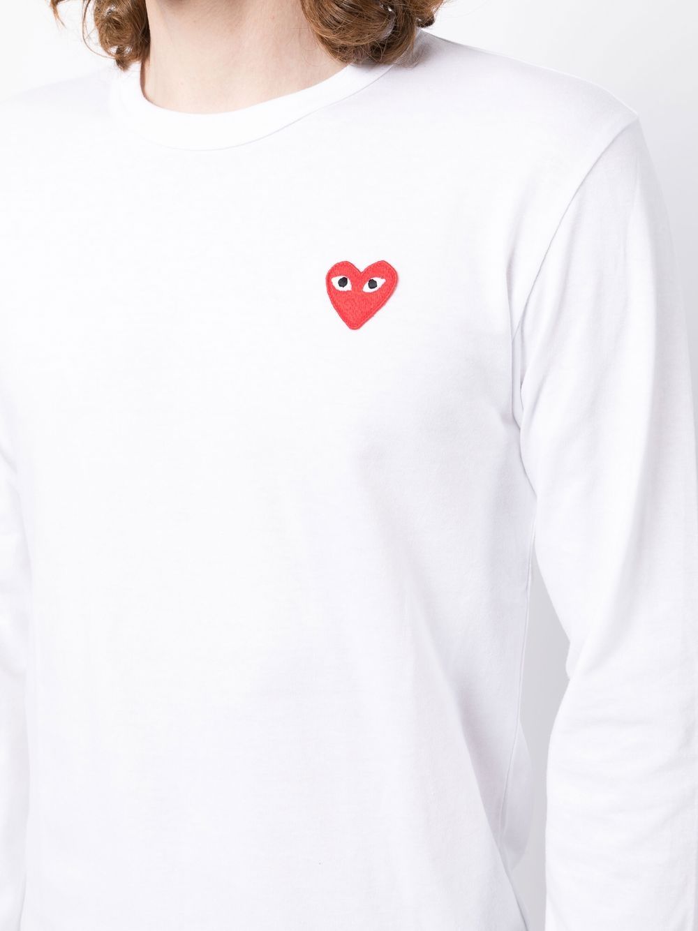 T-SHIRT Bianco Comme Des Garcons Play