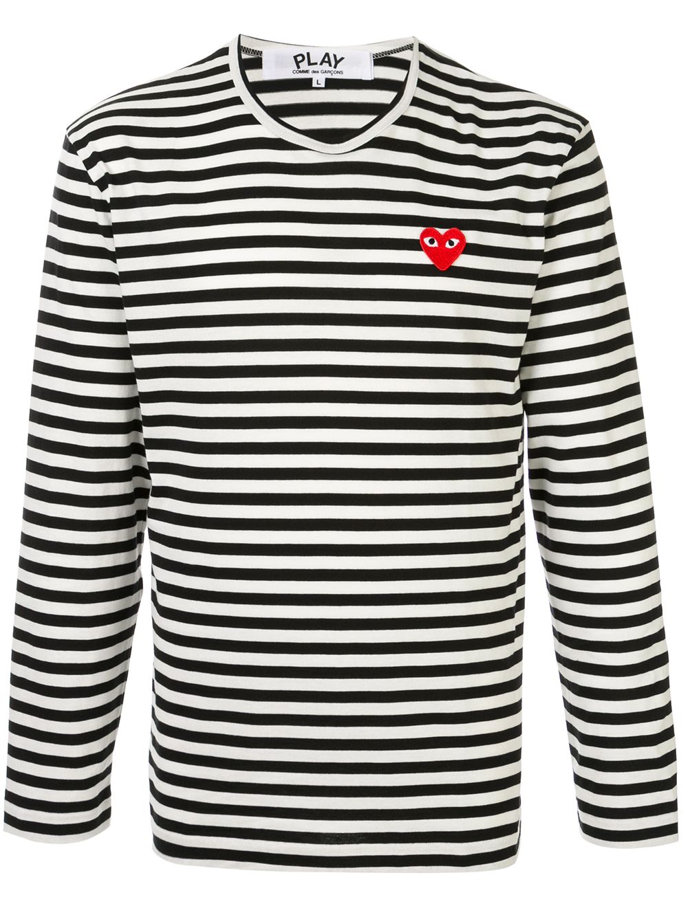 T-SHIRT Nero Comme Des Garcons Play