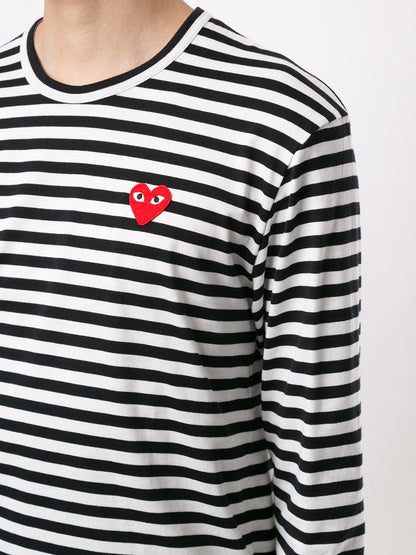 T-SHIRT Nero Comme Des Garcons Play