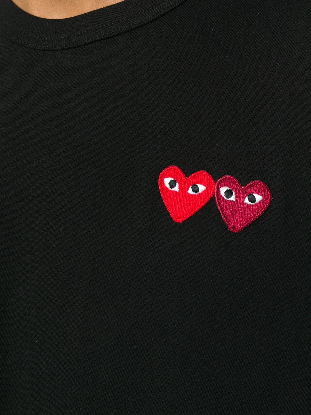 T-SHIRT Nero Comme Des Garcons Play