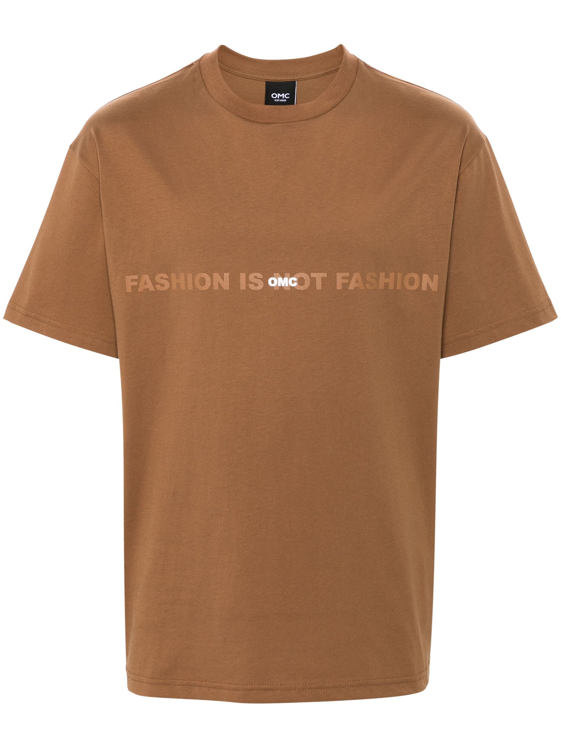 T-SHIRT Marrone Omc