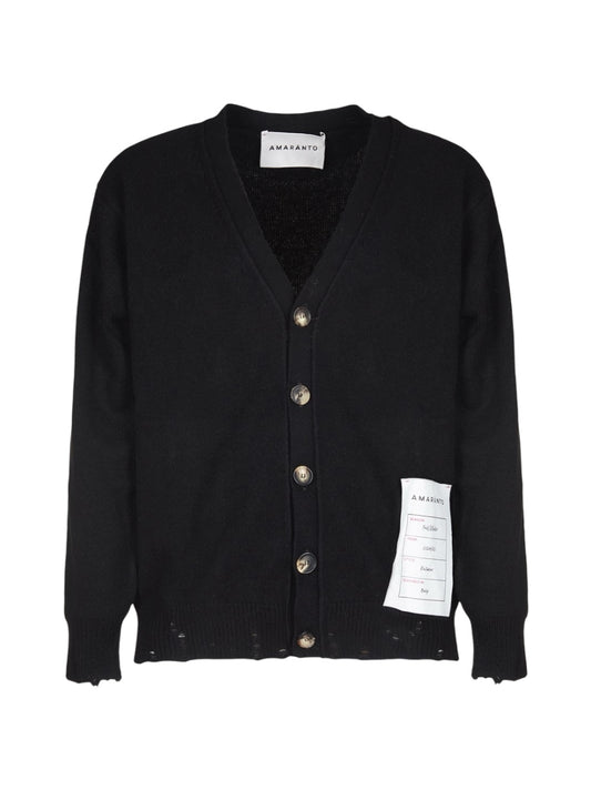 CARDIGAN Nero Amaranto