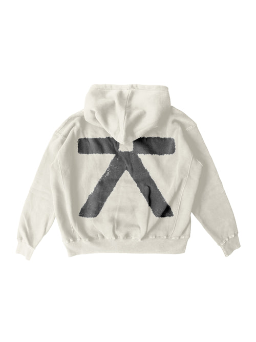 FELPA CAPPUCCIO Gesso Aot