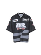 T-SHIRT Nero/grigio Martine Rose