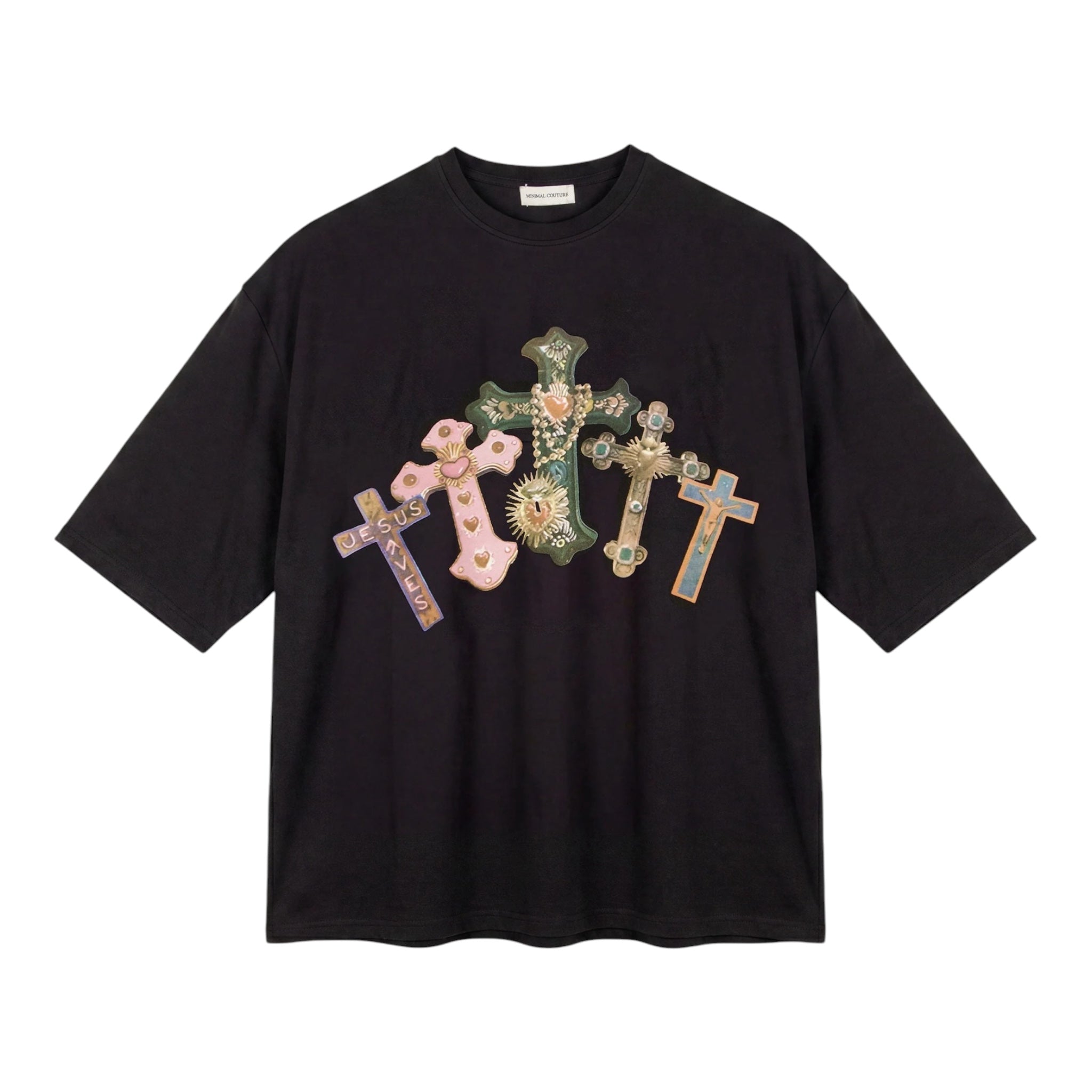 T-SHIRT Nero Minimal