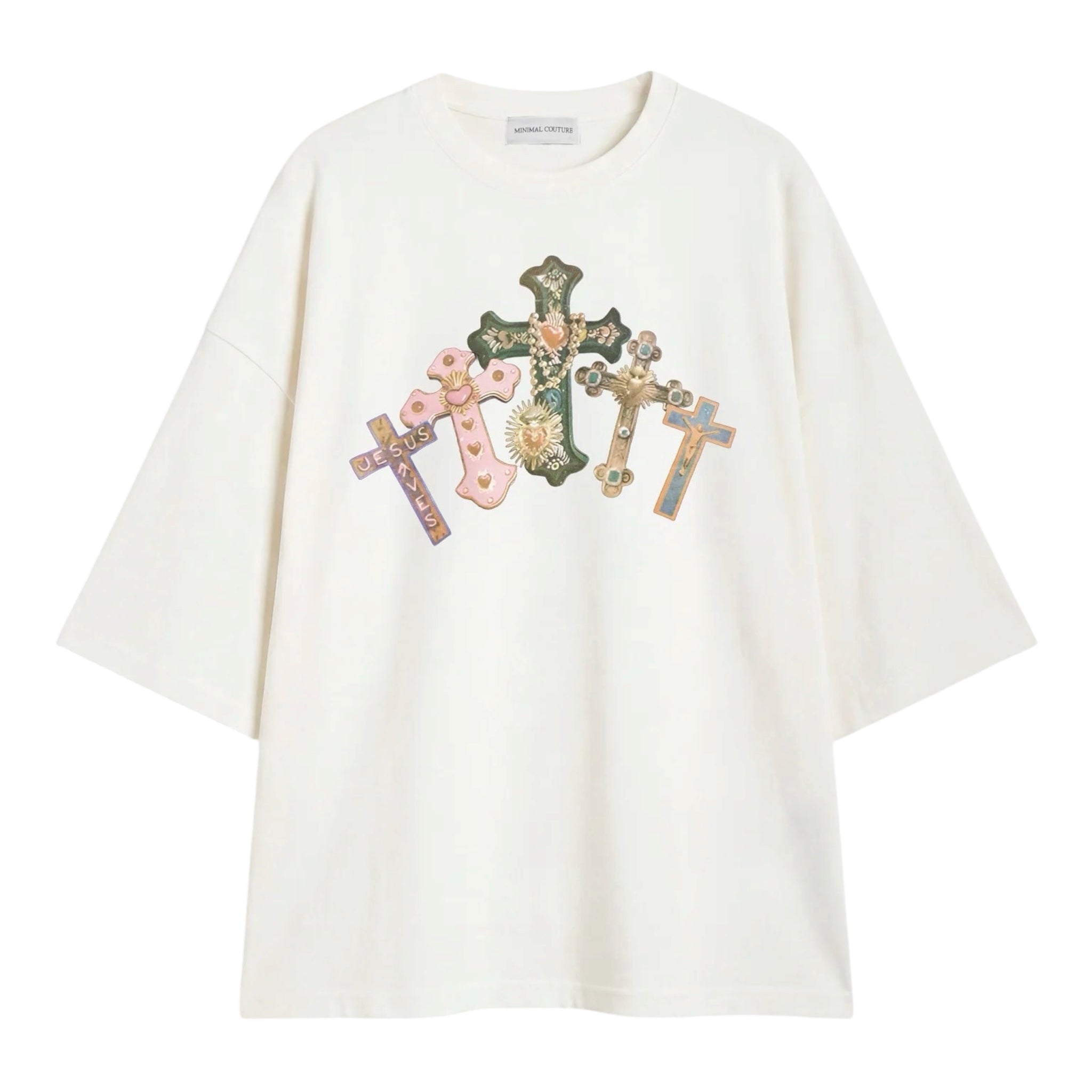 T-SHIRT Panna Minimal