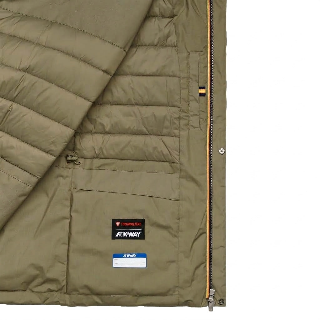 GIUBBOTTO Verde Militare K-way