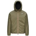 GIUBBOTTO Nero/verde Militare K-way