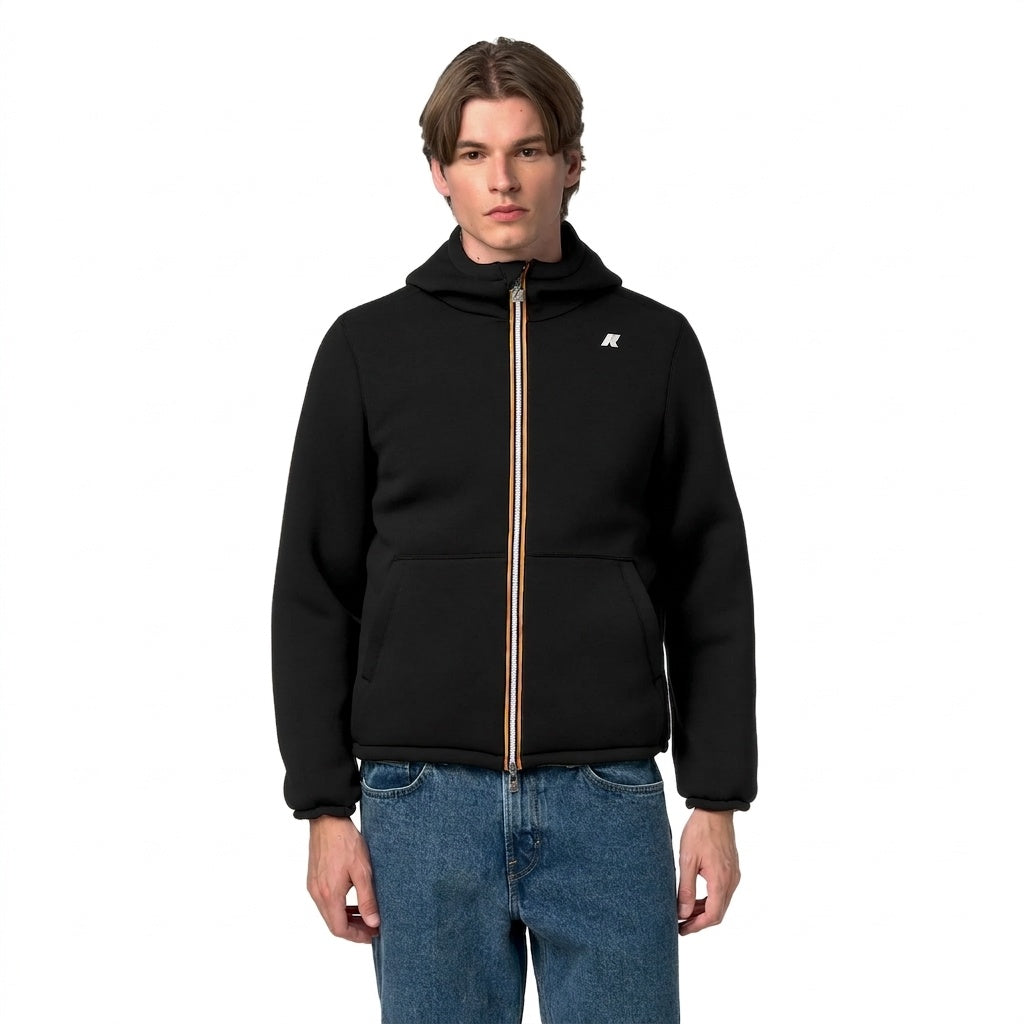 GIUBBOTTO Nero/verde Militare K-way