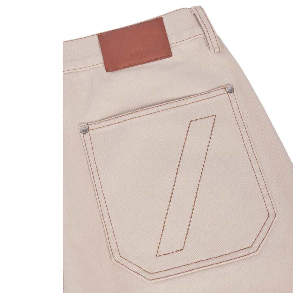 PANTALONE Ecru After Label