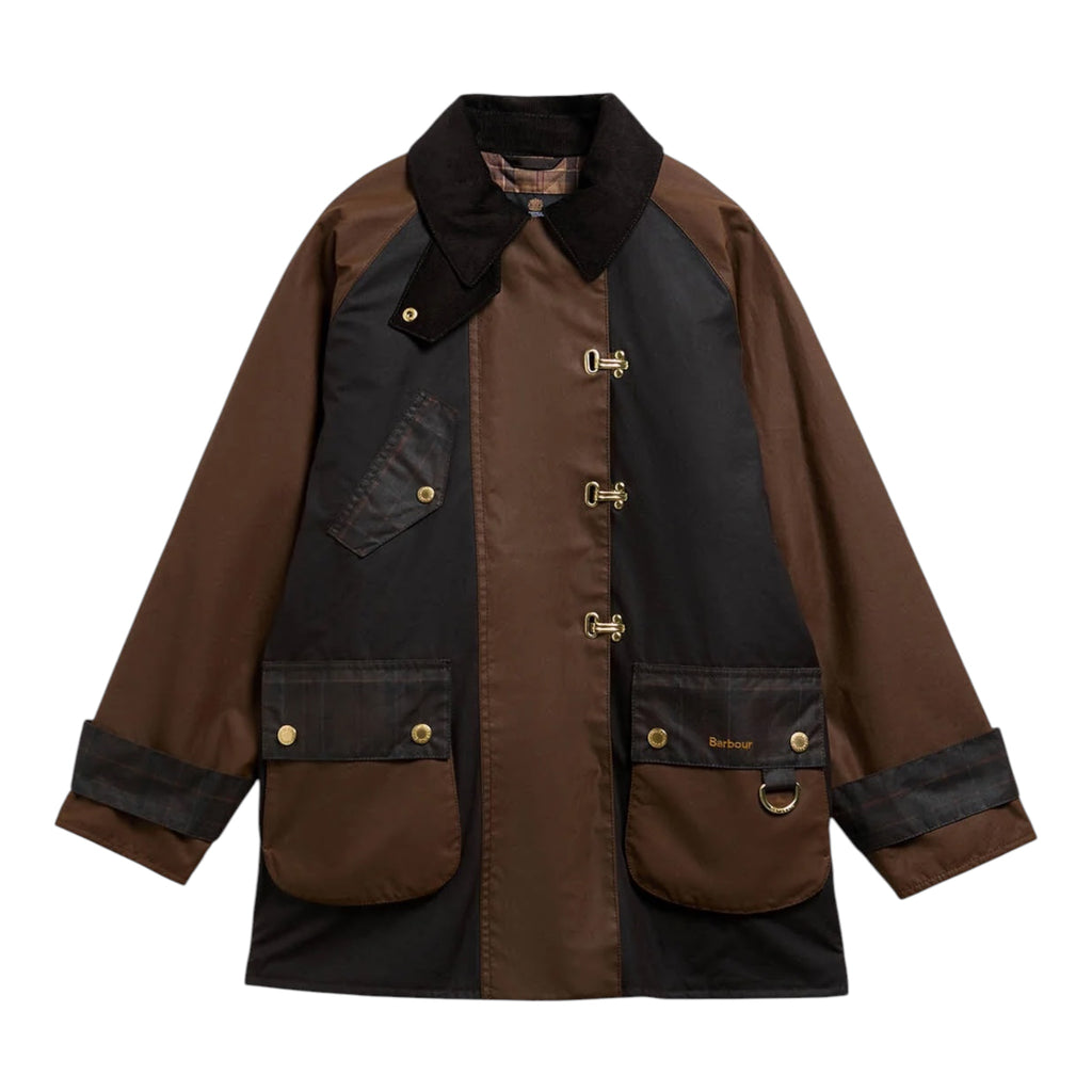 GIUBBOTTO Nero/marrone Barbour