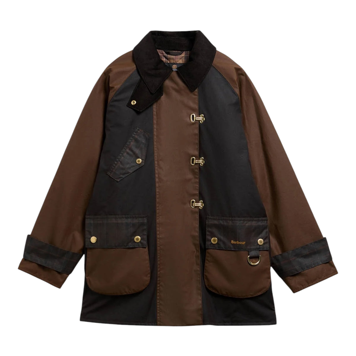 GIUBBOTTO Nero/marrone Barbour