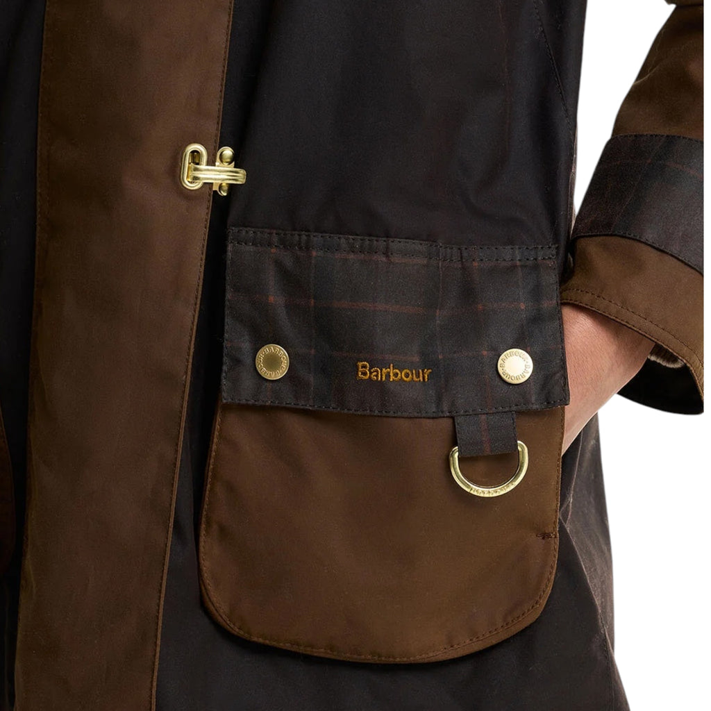 GIUBBOTTO Nero/marrone Barbour