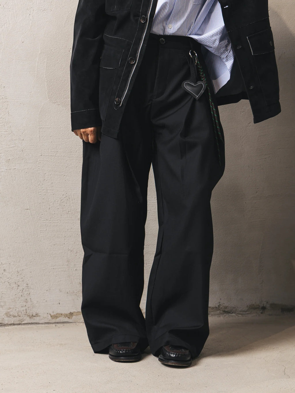 PANTALONE Nero Minimal