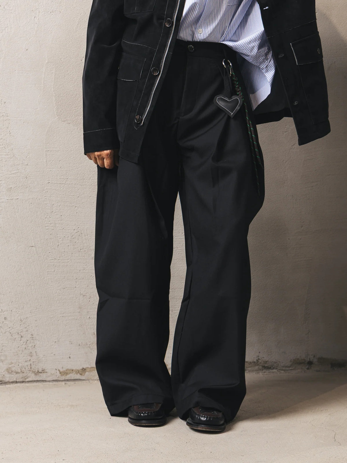 PANTALONE Nero Minimal