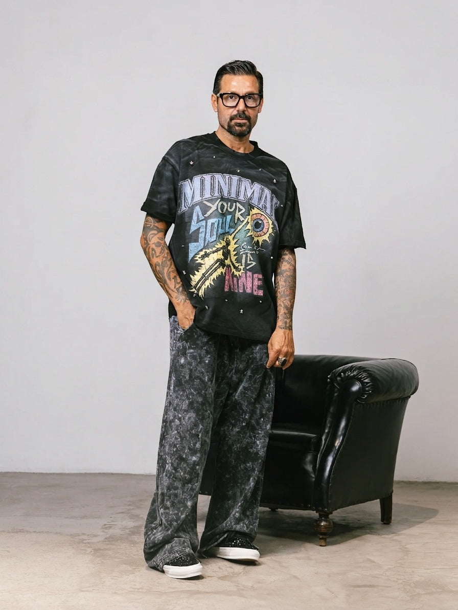 T-SHIRT Nero Minimal