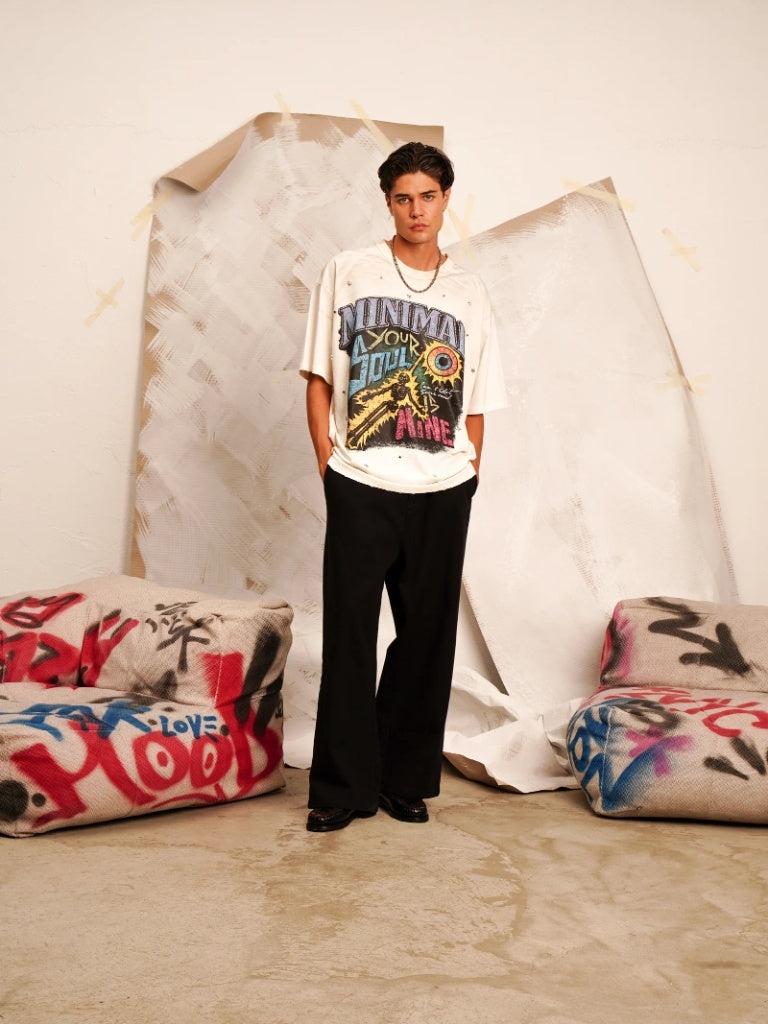 T-SHIRT Panna Minimal