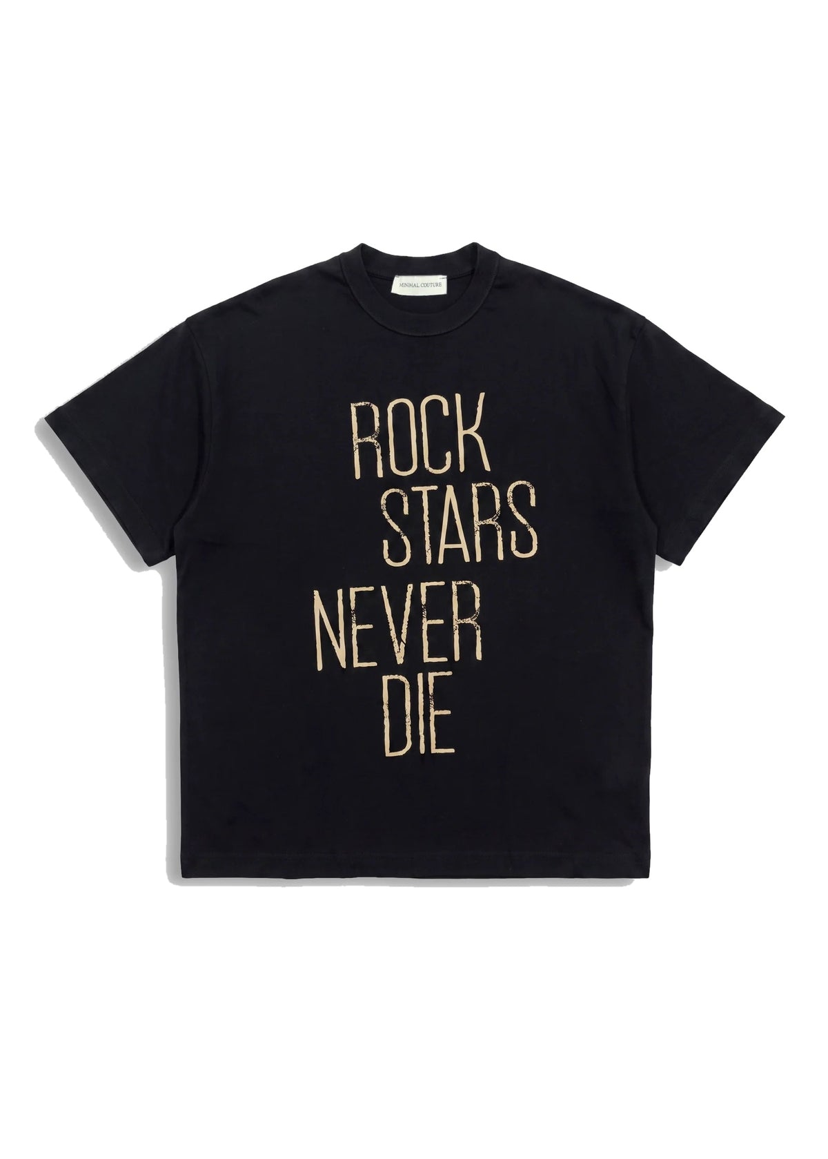 T-SHIRT Nero Minimal