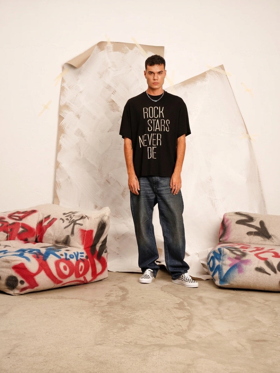 T-SHIRT Nero Minimal